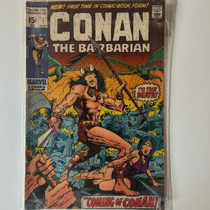 CONAN THE BARBARIAN #1 ~ ORIGIN Issue 1 Comic ~ 1970 Marvel ~ RARE Book ~ MINT